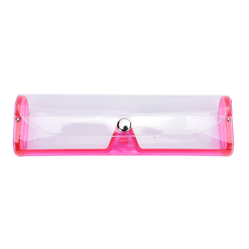 Transparent Pvc Reading Glasses Case Plastic Eyeglass Case