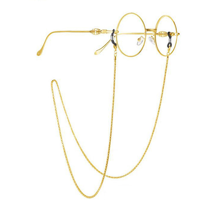 Jiaqi Fashion Gold Black Sunglass Strap Eyeglasses Chains&Cords