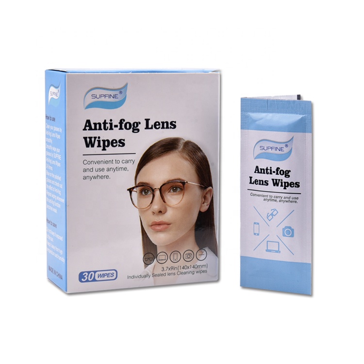 Disposable Lens Anti Fog Wipes For Glasses Anti-fog