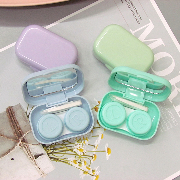 Leak Proof Colored Contact Lens Case Personalised Contact