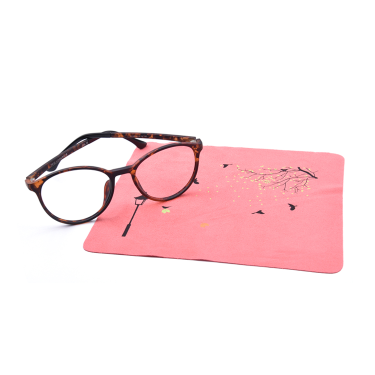 Microfiber Eyeglass Clean Cloth Red Microfiber Eyeglass Cloth
