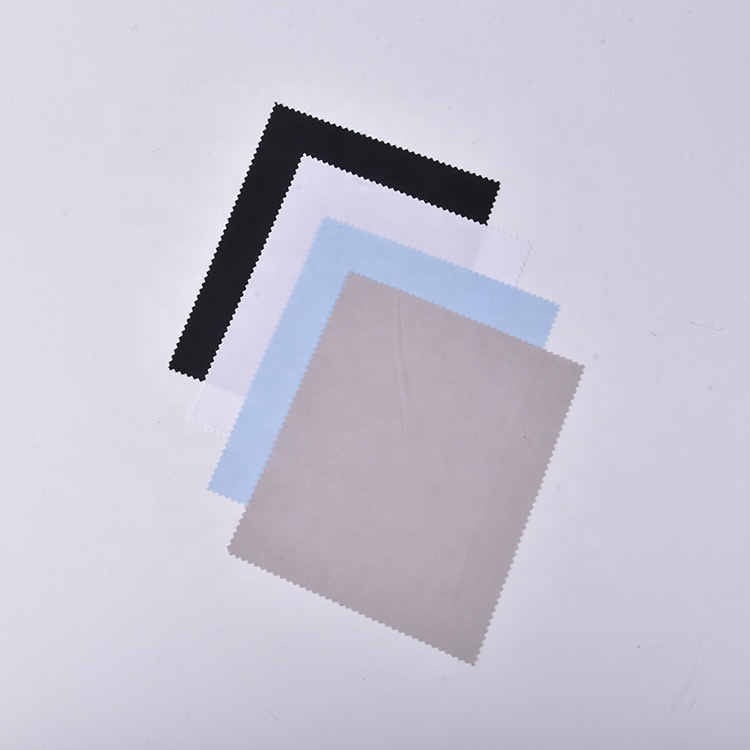 Custom Logo Gray Blue White Black Microfiber Glasse