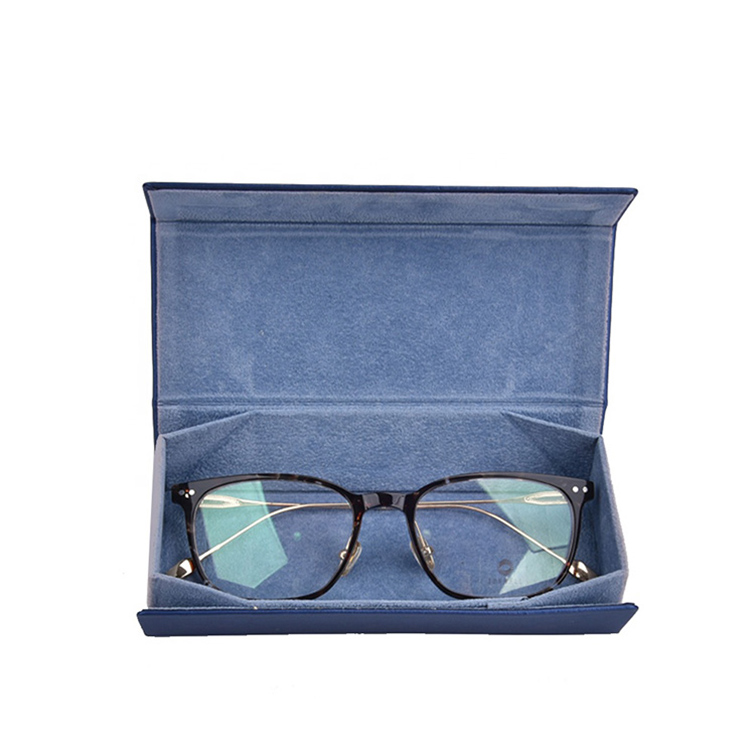 Jiaqi Wholesale High Quality Blue Foldable Glasses Case