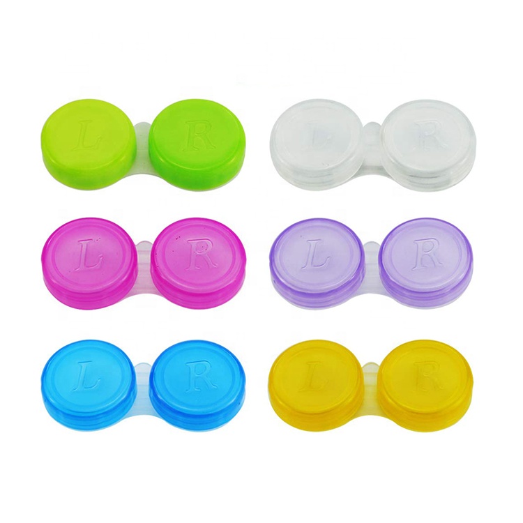 New Design Monthly Change Transparent Contact Lens Case