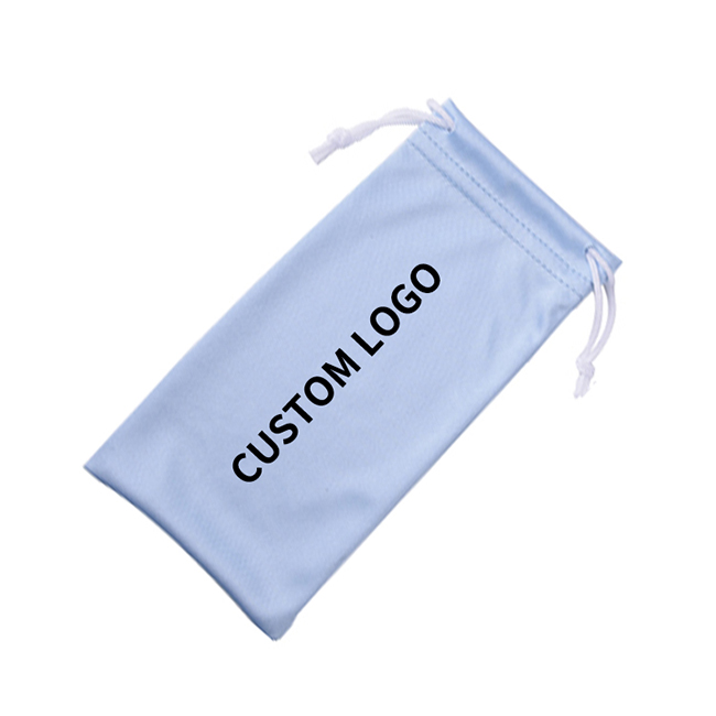 Custom Brand Pink Sunglass Microfiber Pouch Microfiber Bag