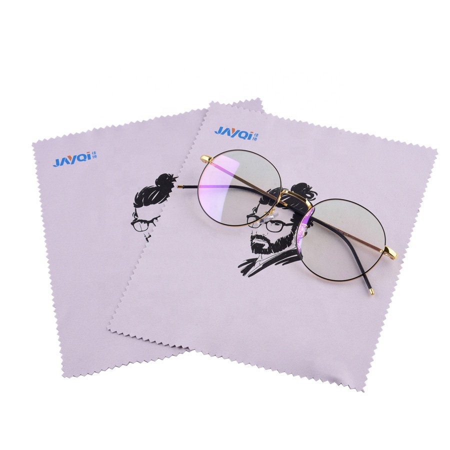 Oem Digital Print Computer Screen Microfiber Sunglasses Cleaning Cloth For Glasses